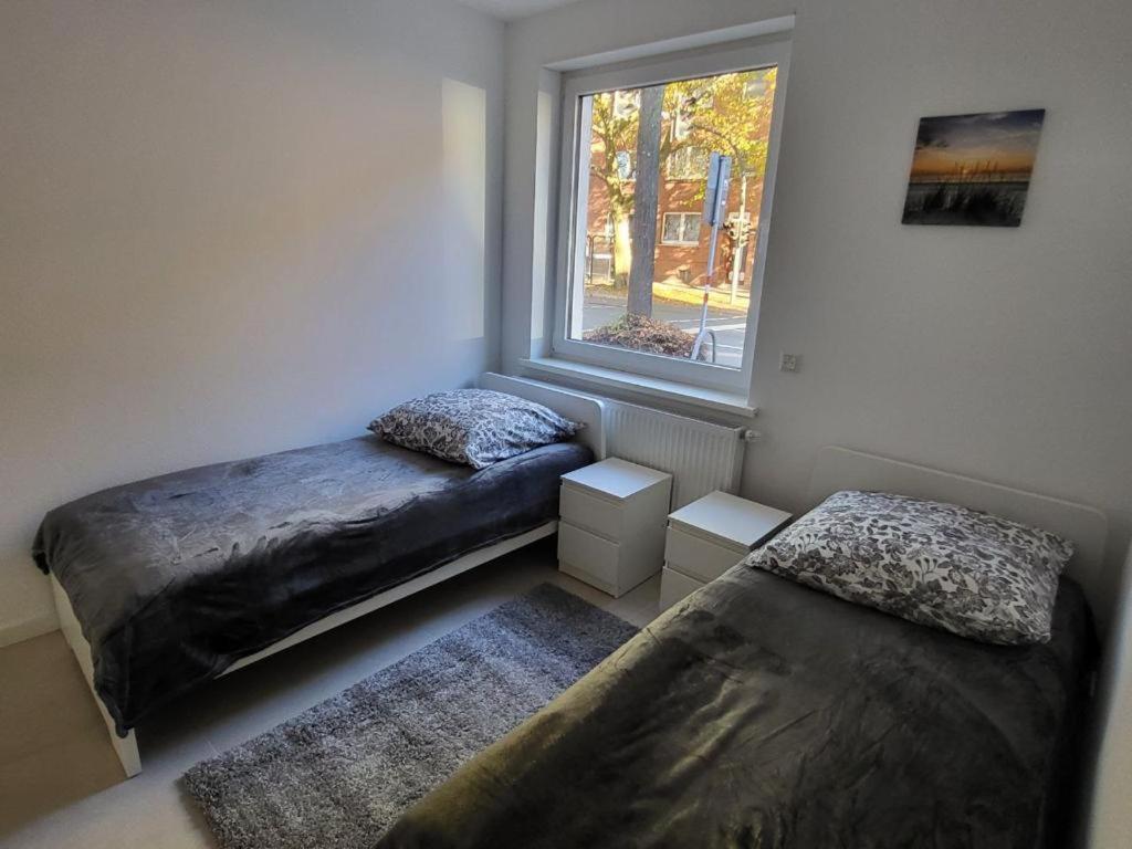 Monteurzimmer Mit Zwei Einzelnen Betten In Einer 3Zi Wohnung Mit Kuche Und Bad Osnabrück Eksteriør billede